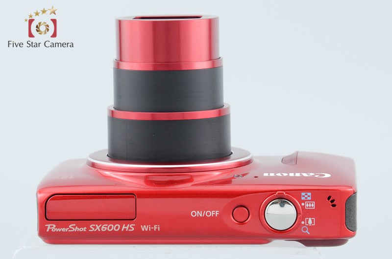 Canon Powershot SX600 HS Red 16.0 MP Digital Camera from Japan