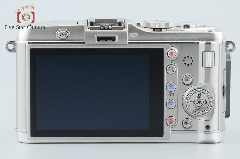 Olympus PEN E-P3 Silver 12.3 MP Digital Camera 14-42 Lens from Japan
