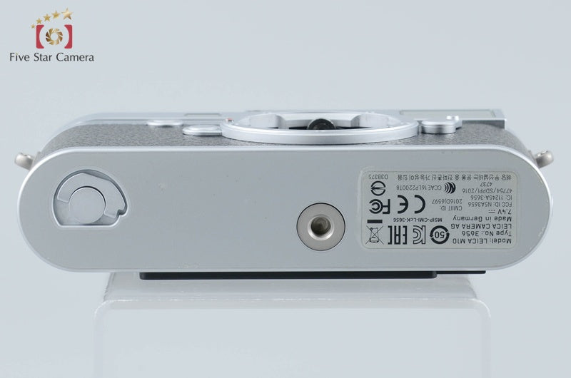 Leica M10 24.0 MP Silver Chrome Digital Rangefinder Camera Body from Japan