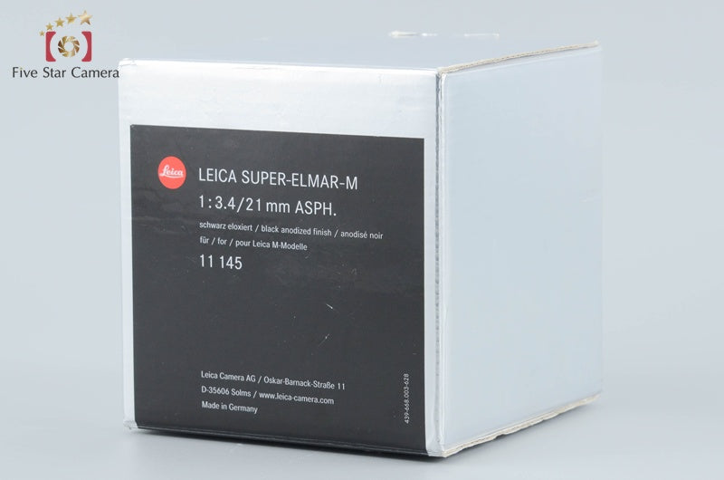 Leica SUPER-ELMAR-M 21mm f/3.4 ASPH. E46 11145 6bit w/ Box from Japan
