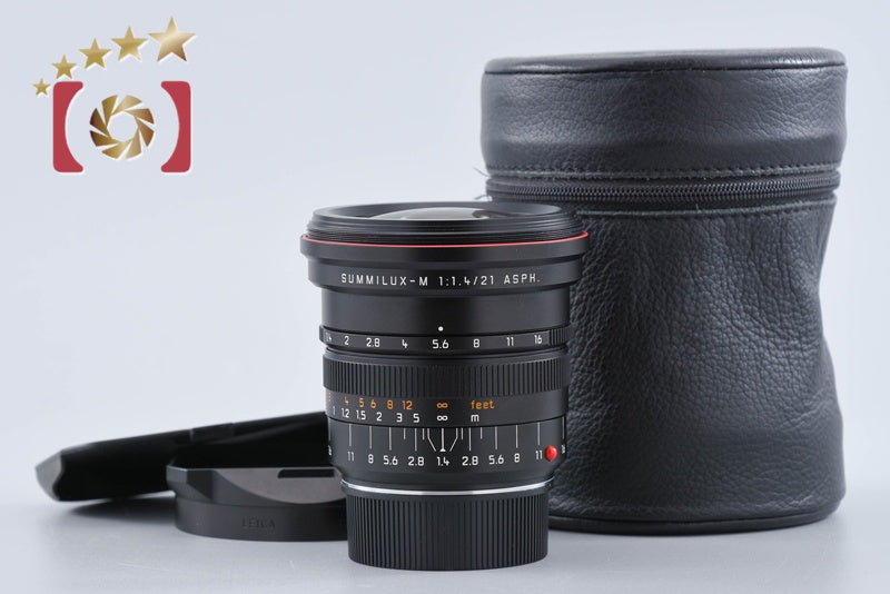 Leica SUMMILUX-M 21mm f/1.4 ASPH. Serie VIII 11647 6-bit Black from Japan