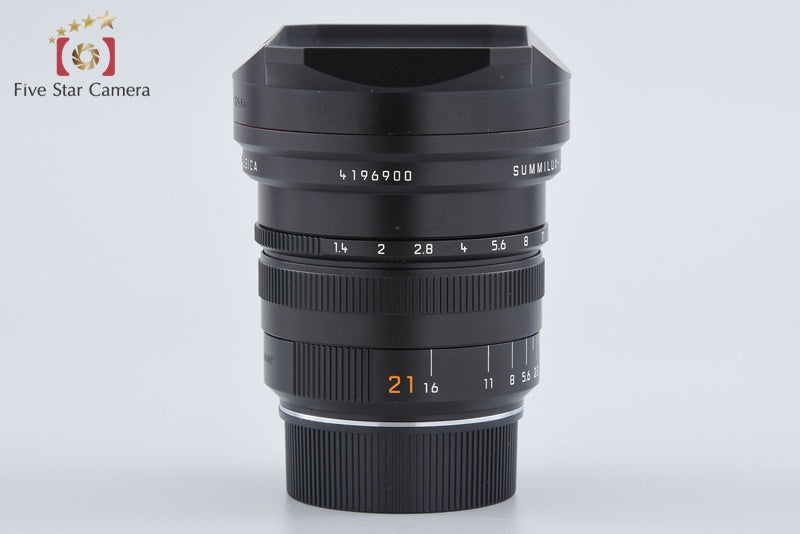 Leica SUMMILUX-M 21mm f/1.4 ASPH. Serie VIII 11647 6-bit Black from Japan
