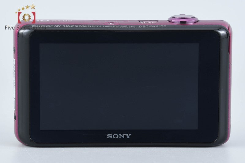 SONY Cyber-shot DSC-WX170 Pink Digital Camera [Japanese Language Only]from Japan