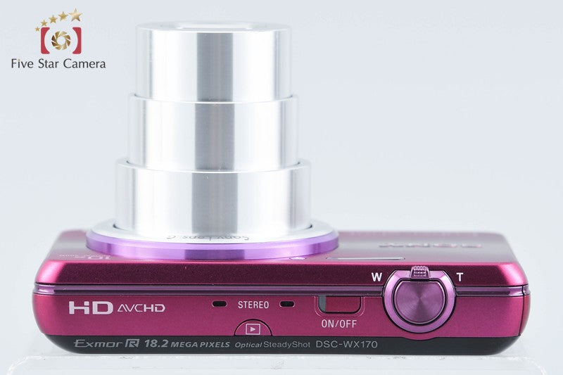 SONY Cyber-shot DSC-WX170 Pink Digital Camera [Japanese Language Only]from Japan