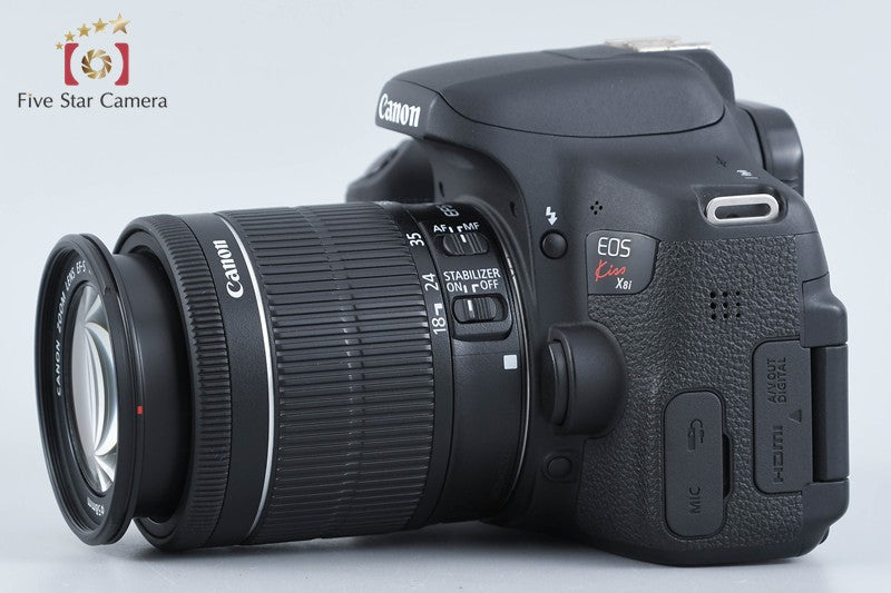 Canon EOS Kiss X8i / Rebel T6i / 750D 24.2 MP DSLR EF-S 18-55 Lens from Japan