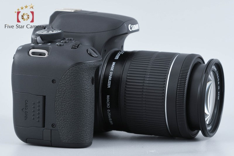 Canon EOS Kiss X8i / Rebel T6i / 750D 24.2 MP DSLR EF-S 18-55 Lens from Japan