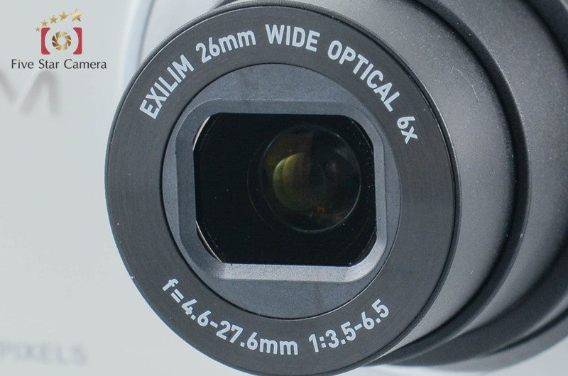 CASIO EXILIM EX-ZS26 White 16.1 MP Digital Camera from Japan