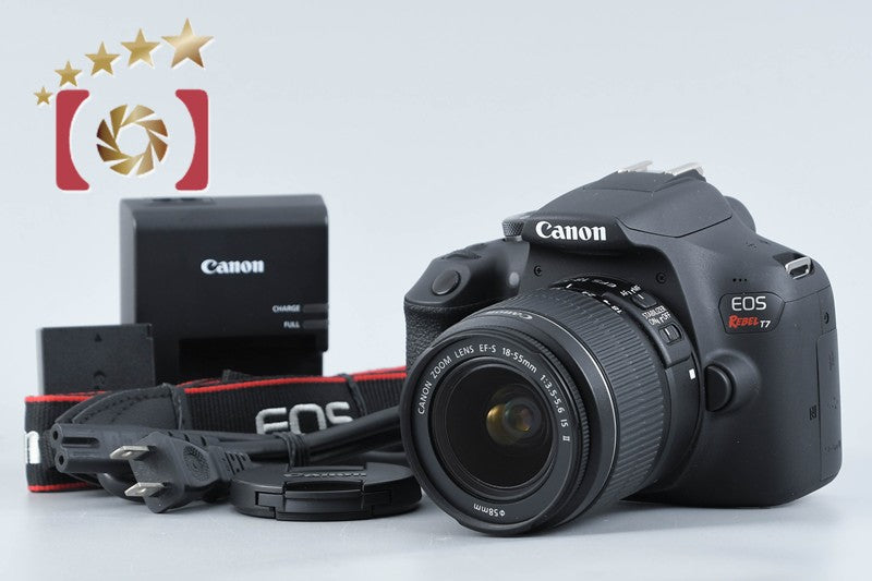 "Count 691" Canon EOS Rebel T7 / X90 / 2000D 24.1 MP DSLR 18-55 Lens from Japan