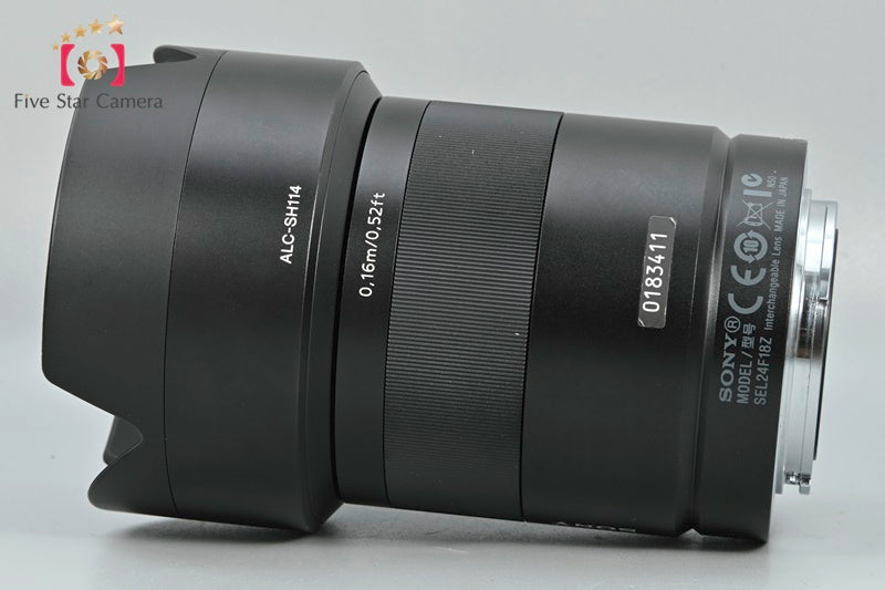 Sony Carl Zeiss Sonnar T* E 24mm f/1.8 ZA SEL24F18Z [Near Mint]