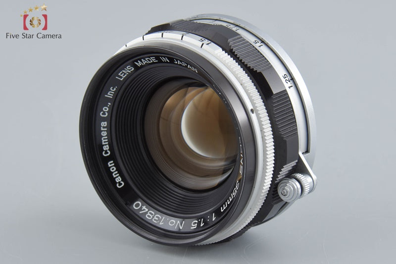 Canon 35mm f/1.5 L39 LTM Leica Thread Mount Lens