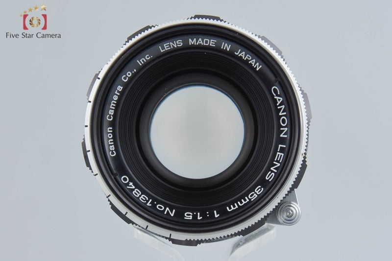 Canon 35mm f/1.5 L39 LTM Leica Thread Mount Lens