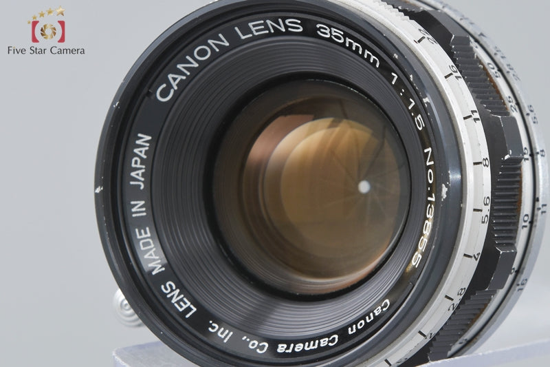 Canon 35mm f/1.5 L39 LTM Leica Thread Mount + Mount Adapter for Leica M Mount