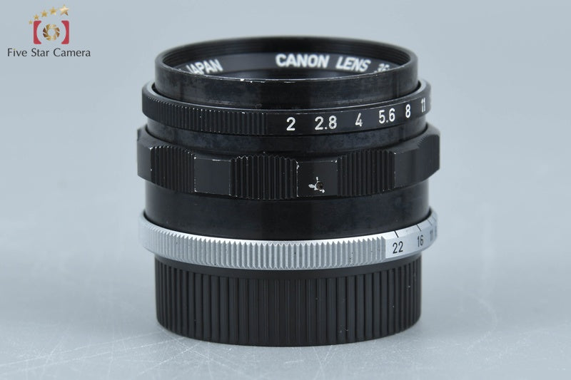 Canon 35mm f/2 L39 LTM Leica Thread Mount Lens