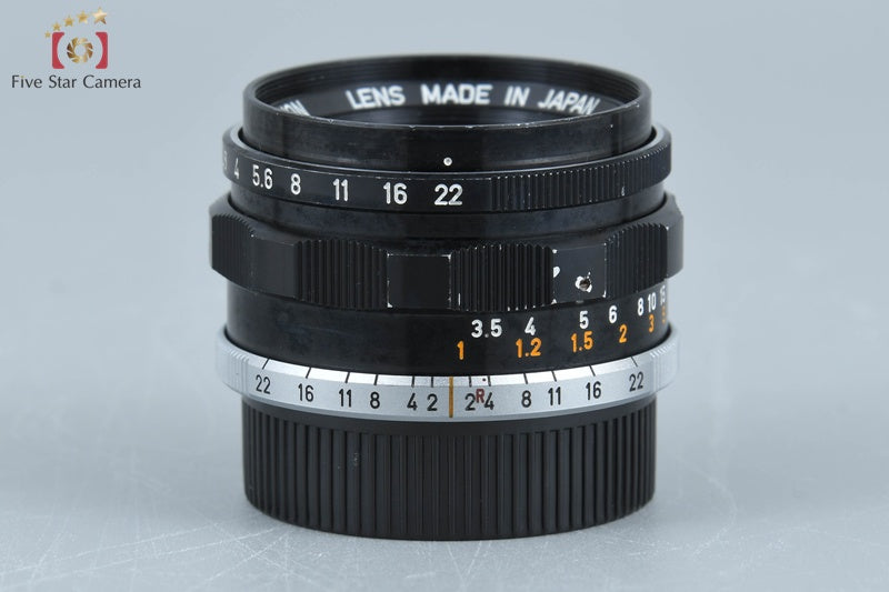 Canon 35mm f/2 L39 LTM Leica Thread Mount Lens