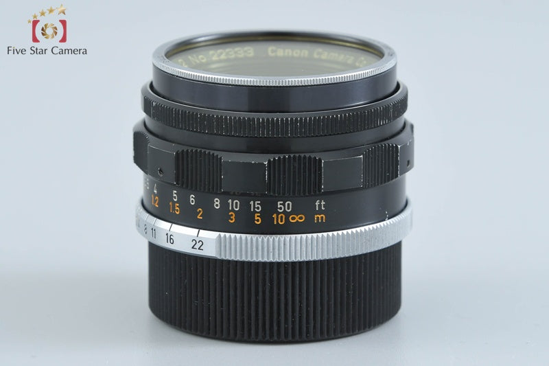 Canon 35mm f/2 L39 LTM Leica Thread Mount Lens 2025.10 Overhauled!!