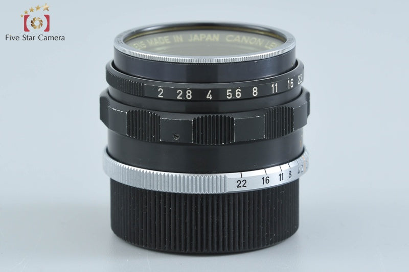 Canon 35mm f/2 L39 LTM Leica Thread Mount Lens 2025.10 Overhauled!!