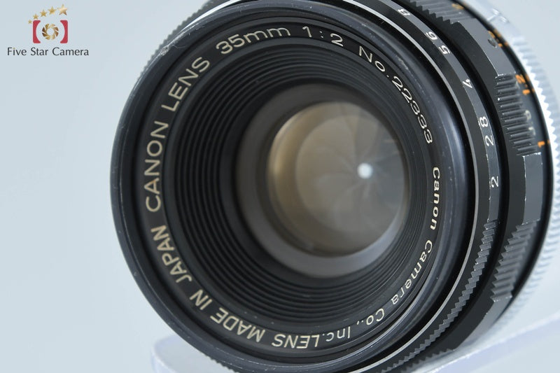 Canon 35mm f/2 L39 LTM Leica Thread Mount Lens 2025.10 Overhauled!!