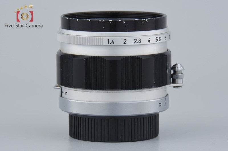 Canon 50mm f/1.4 L39 Leica Thread Mount Lens