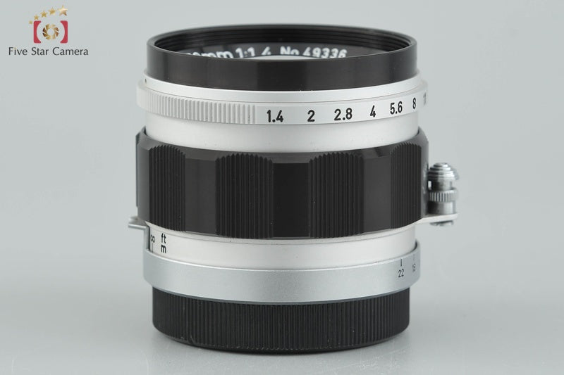 Canon 50mm f/1.4 L39 Leica Thread Mount Lens [Very Good]