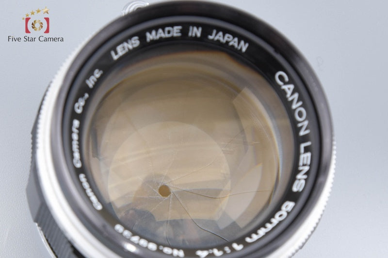 Canon 50mm f/1.4 L39 LTM Leica Thread Mount Lens