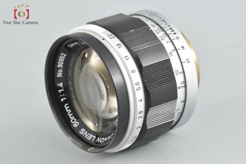 Very Good!! Canon 50mm f/1.4 L39 LTM Leica Thread Mount Lens