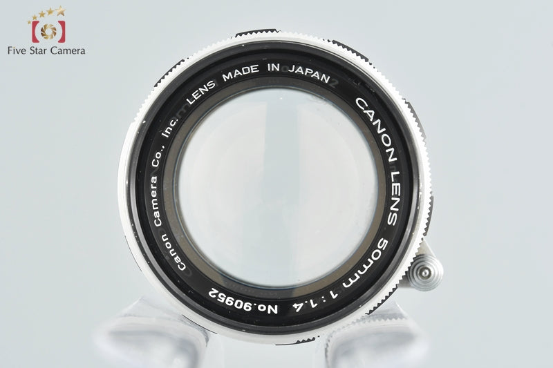 Very Good!! Canon 50mm f/1.4 L39 LTM Leica Thread Mount Lens