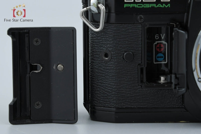 Canon AE-1 PROGRAM Black 35mm SLR Film Camera Body