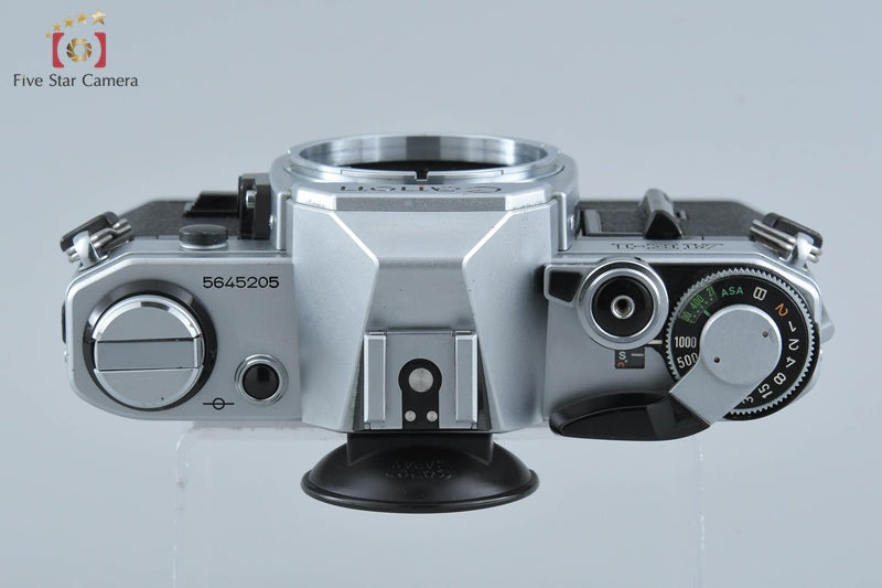 Canon AE-1 Silver 35mm SLR Film Camera Body