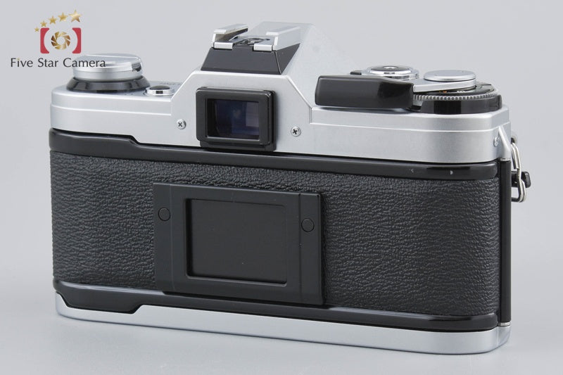 Canon AE-1 Silver 35mm SLR Film Camera + FD 50mm f/1.8 S.C.