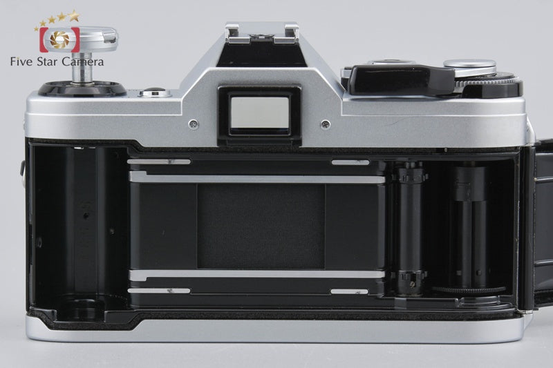 Canon AE-1 Silver 35mm SLR Film Camera + FD 50mm f/1.8 S.C.