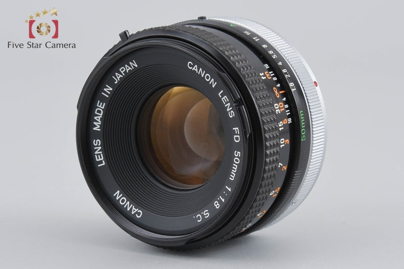 Canon AE-1 Silver 35mm SLR Film Camera + FD 50mm f/1.8 S.C.