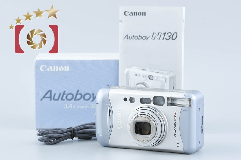 Canon Autoboy N130 35mm Point & Shoot Film Camera w/ Box [Very Good]
