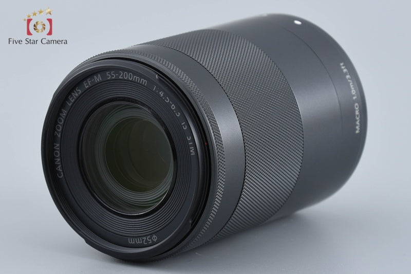 Canon EF-M 55-200mm f/4.5-6.3 IS STM Black