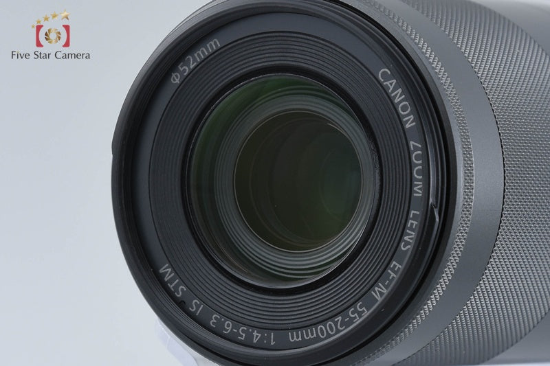 Canon EF-M 55-200mm f/4.5-6.3 IS STM Black