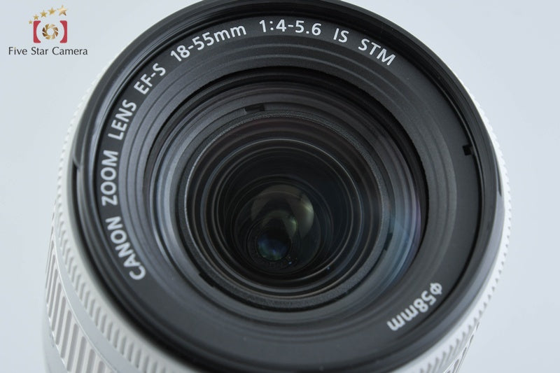 Canon 【中古】Canon キヤノン EF-S 18-55mm f/4-5.6 IS STM シルバー ズームレンズ