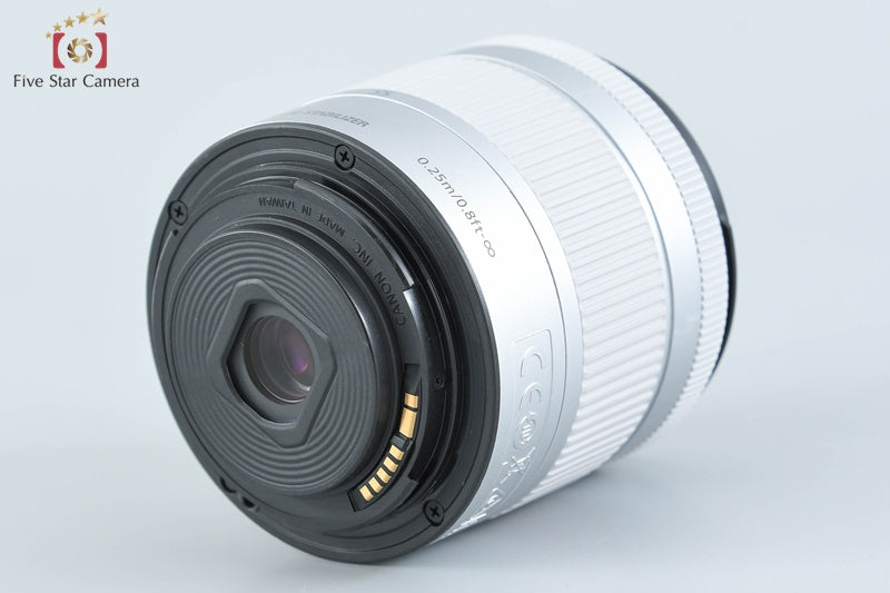 Canon 【中古】Canon キヤノン EF-S 18-55mm f/4-5.6 IS STM シルバー ズームレンズ