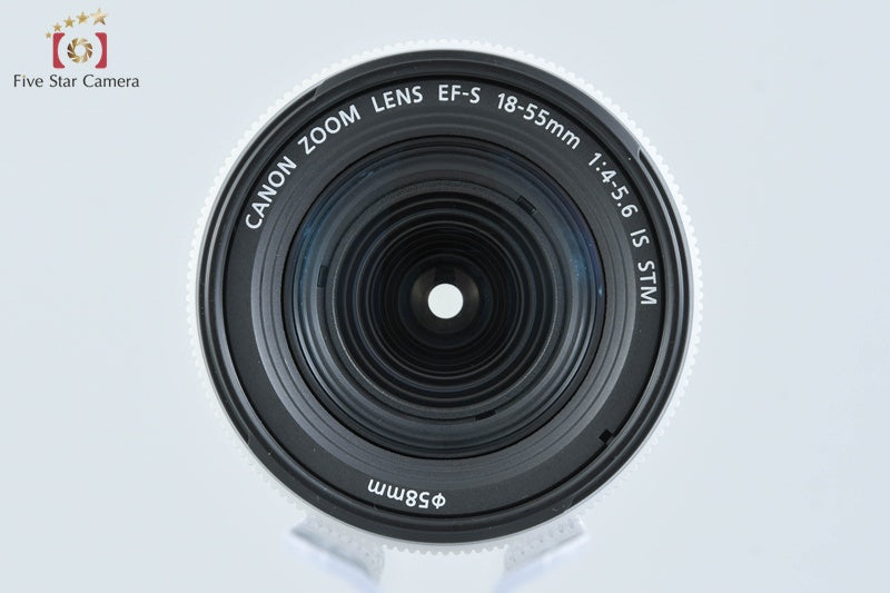 Canon 【中古】Canon キヤノン EF-S 18-55mm f/4-5.6 IS STM シルバー ズームレンズ