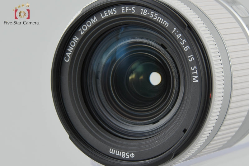 Near Mint!! Canon EF-S 18-55mm f/4-5.6 IS STM Silver