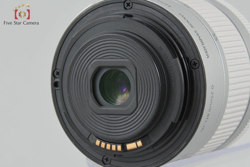 Near Mint!! Canon EF-S 18-55mm f/4-5.6 IS STM Silver