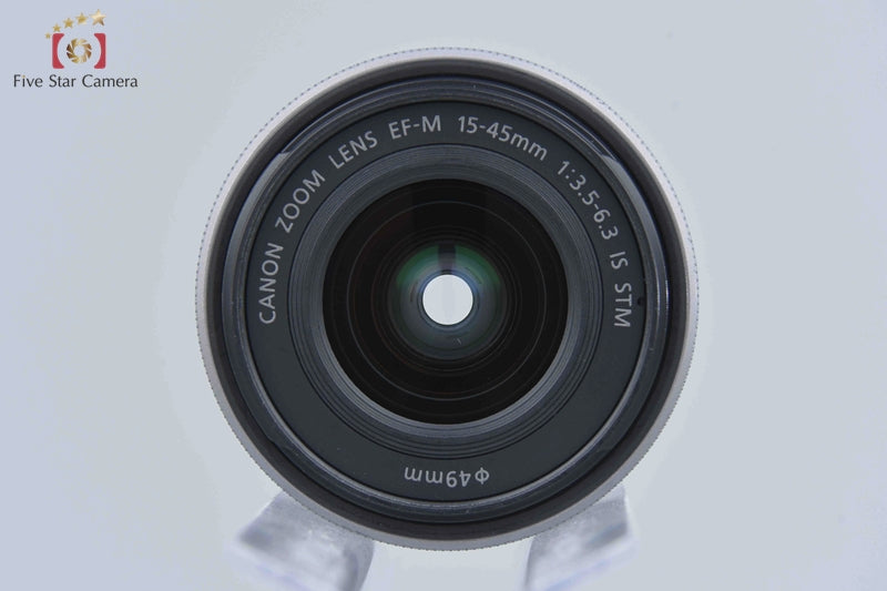 Very Good!! Canon EF-M 15-45mm f/3.5-6.3 IS STM Silver