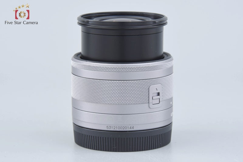 Very Good!! Canon EF-M 15-45mm f/3.5-6.3 IS STM Silver