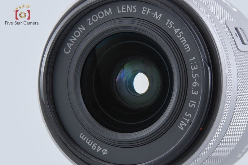 Very Good!! Canon EF-M 15-45mm f/3.5-6.3 IS STM Silver
