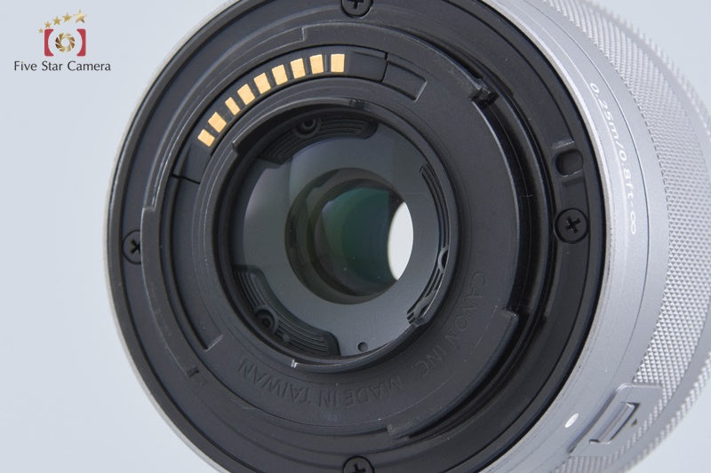 Very Good!! Canon EF-M 15-45mm f/3.5-6.3 IS STM Silver