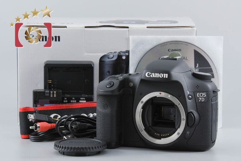 Canon EOS 7D 18.0 MP Digital SLR Camera Body w/ Box