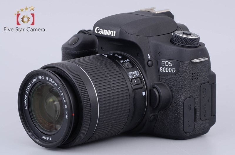 Canon EOS 8000D / Rebel T6s / 760D 24.2 MP EF-S 18-55 Lens w/ Box [Very Good]