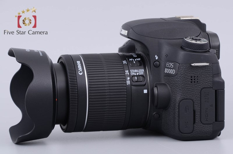 Canon EOS 8000D / Rebel T6s / 760D 24.2 MP EF-S 18-55 Lens w/ Box [Very Good]