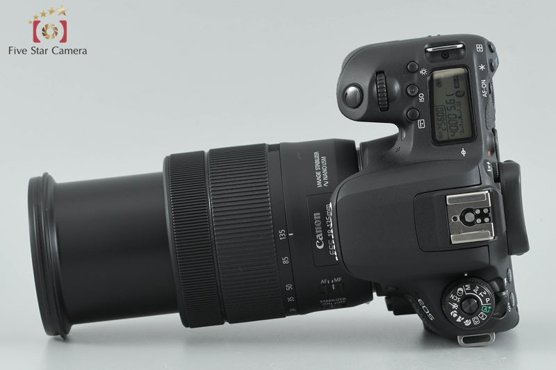 Count 1,270 Canon EOS 9000D / 77D 24.2 MP Digital SLR EF-S 18-135 Lens w/ Box