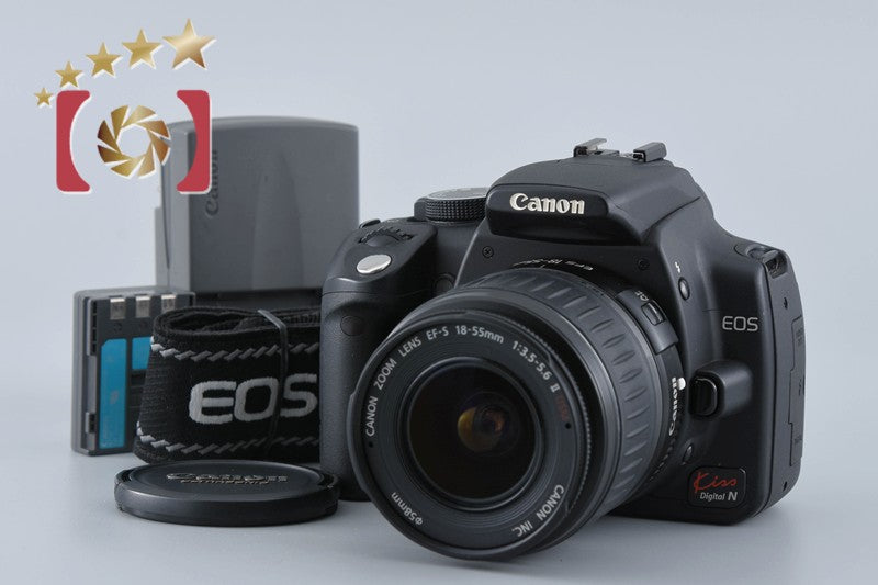Canon EOS kiss Digital N Black 8.0 MP Digital SLR Camera 18-55 Lens