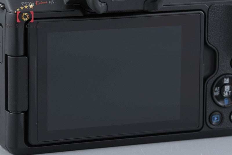 Canon EOS Kiss M / M50 Black 24.0 MP 15-45 IS STM Lens [Near Mint]