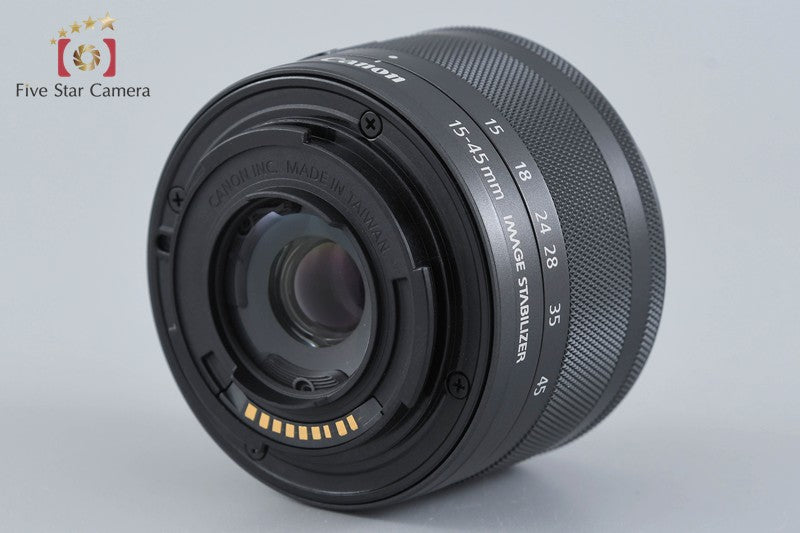 Canon EOS Kiss M / M50 Black 24.0 MP 15-45 IS STM Lens [Near Mint]